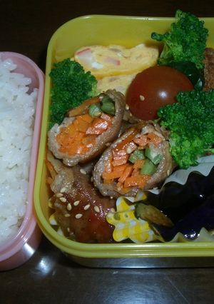 お弁当に♪人参とインゲンの豚肉まきまき～-レシピのメイン写真