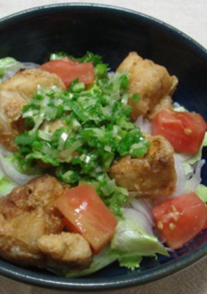 ネギ塩鶏丼♪-レシピのメイン写真