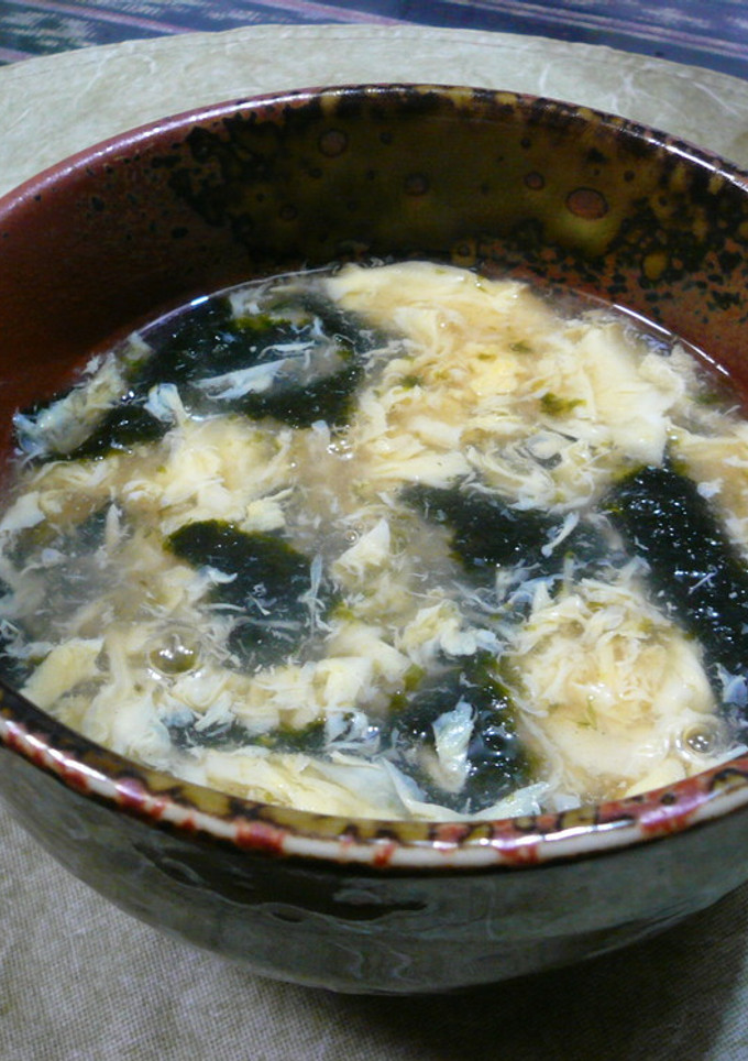 のりと卵の中華スープ-レシピのメイン写真