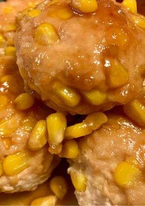 屋台風味！とうもろこし入り鶏つくね-レシピのメイン写真