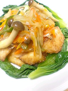さっぱり♪白身魚の野菜あんかけ-レシピのメイン写真