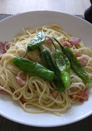 しし唐のパスタ　柚子胡椒風味-レシピのメイン写真