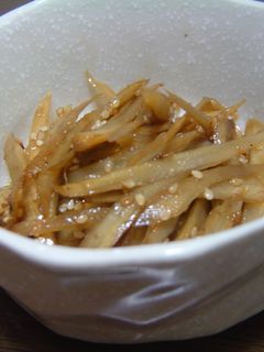 ☆簡単すぐ出来る♪ごぼうのきんぴら☆-レシピのメイン写真