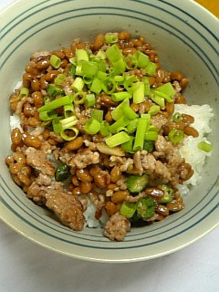 納豆とオクラのスタミナ丼-レシピのメイン写真