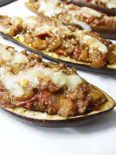 茄子の挽き肉トマトのせ★チーズ焼き♪-レシピのメイン写真