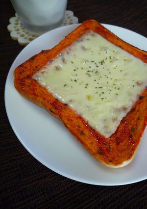手軽に☆マルゲリータ風☆旨々トースト-レシピのメイン写真