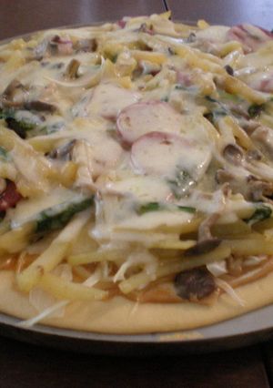 ジャーマンげでバター醤油なポテトピザ-レシピのメイン写真