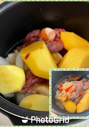 圧力鍋で肉じゃが（2025）-レシピのメイン写真
