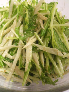 ごぼうと✿水菜の✿ゴマ✿マヨ✿サラダ-レシピのメイン写真