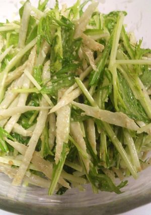 ごぼうと✿水菜の✿ゴマ✿マヨ✿サラダ-レシピのメイン写真