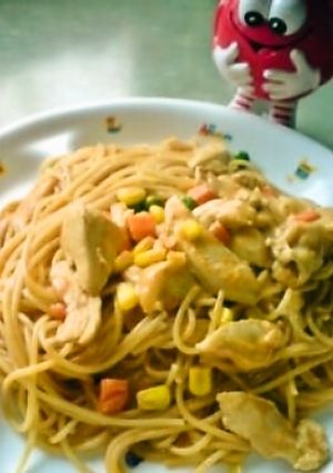 鶏マヨ☆ナポリタン-レシピのメイン写真