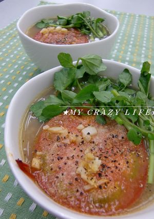 焼きトマトとセロリのオニオンスープ-レシピのメイン写真