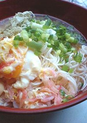 とろろにゅうめん-レシピのメイン写真