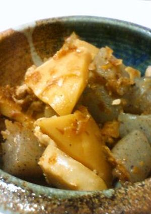 簡単♪たけのこと蒟蒻煮-レシピのメイン写真