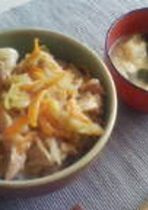豚肉とあるだけ野菜のあんかけ丼-レシピのメイン写真