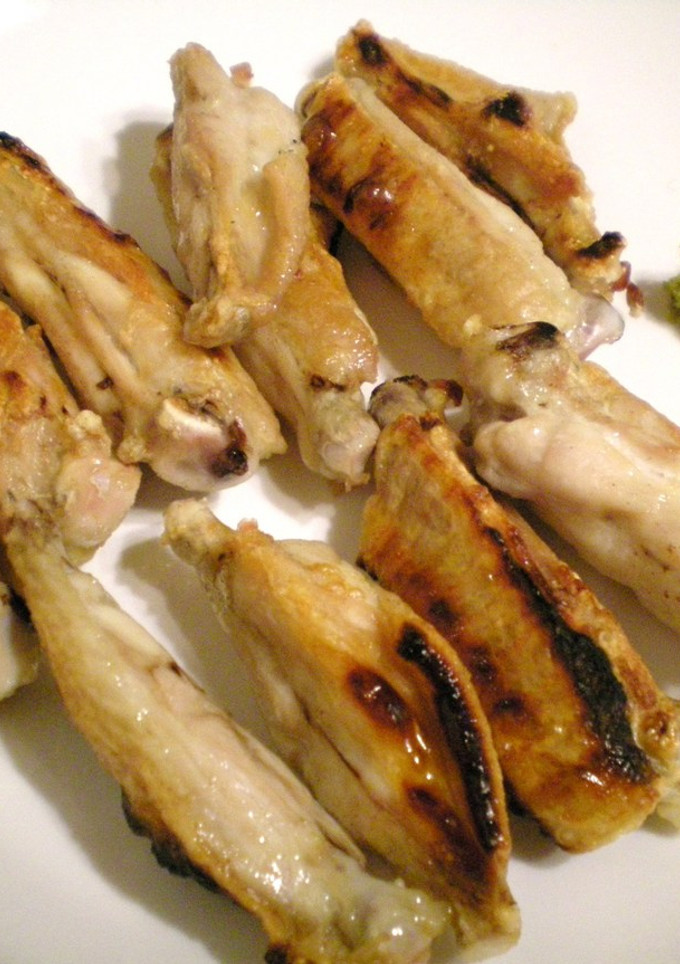 つまみ★鶏のスペアリブ焼き　柚子胡椒添え-レシピのメイン写真