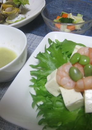 ヘルシーなお豆腐サラダ-レシピのメイン写真