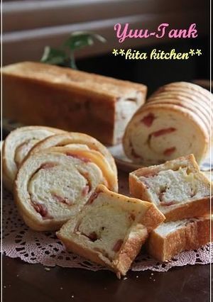 ベーコン＆チーズ入りロング・ミニ食パン❤-レシピのメイン写真