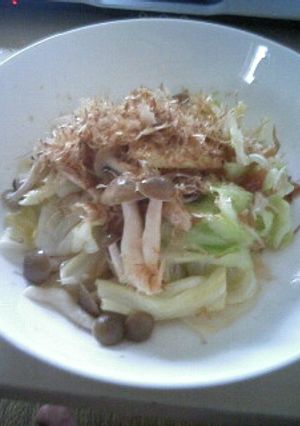 野菜の酒蒸し・梅風味-レシピのメイン写真