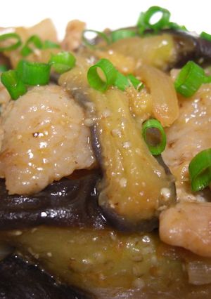 なすと豚肉のピリ辛煮-レシピのメイン写真