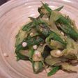 オクラとキャベツの青じそごま和え