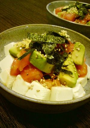 トマトとアボカドの豆腐サラダ-レシピのメイン写真