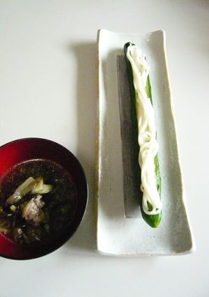 痩せるきゅうりNo02　きゅうりそうめん-レシピのメイン写真