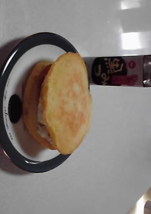 ホットケーキサンド-レシピのメイン写真