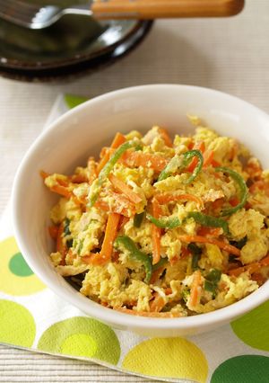 野菜パクパク！スクランブルエッグ-レシピのメイン写真
