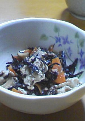 ひじきと豆腐の炒め煮-レシピのメイン写真