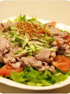豚しゃぶ中華ダレ♫♬-レシピのメイン写真