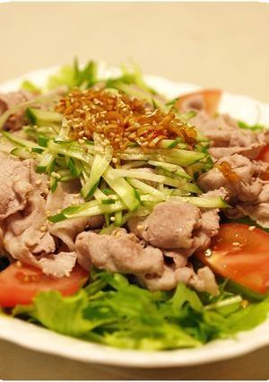 豚しゃぶ中華ダレ♫♬-レシピのメイン写真