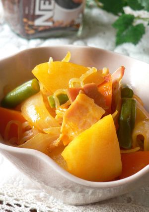 ♬ 野菜ジュースdeベーコンじゃが ♬-レシピのメイン写真