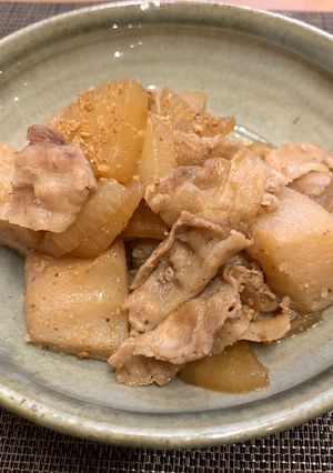 ﾃﾞﾄｯｸｽ⭐︎豚こんにゃく大根〜どて煮風-レシピのメイン写真