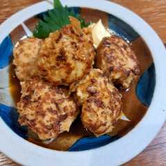 鶏ひき肉と玉ねぎのふんわりつくね-レシピのメイン写真