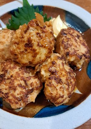 鶏ひき肉と玉ねぎのふんわりつくね-レシピのメイン写真