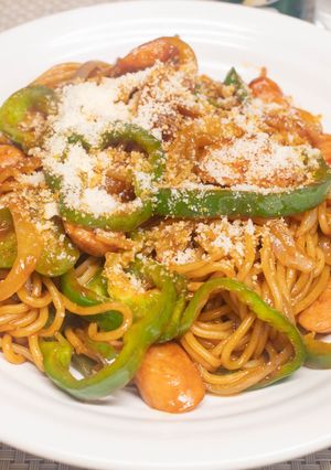 焼きそばナポリタン風-レシピのメイン写真
