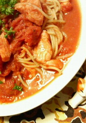 簡単✿サーモンの❀トマトクリーム✿パスタ-レシピのメイン写真