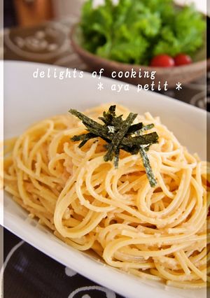 ★　我が家の明太子パスタ　★-レシピのメイン写真