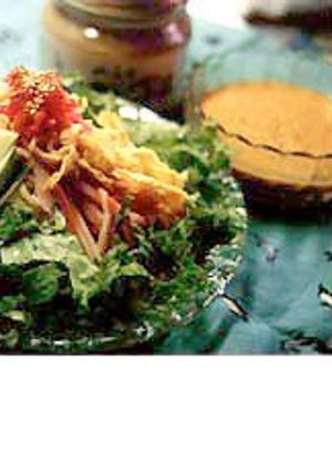 らあ油でピリ辛！ごまだれ冷やし中華-レシピのメイン写真