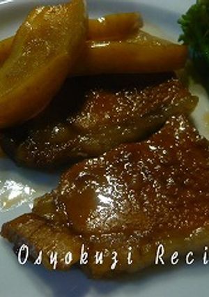 豚ロースto林檎の甘酢っぱ煮-レシピのメイン写真