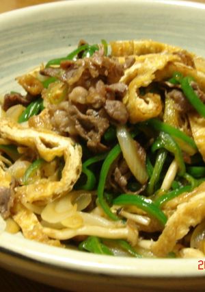 牛肉と生あげの炒め煮★夏仕様-レシピのメイン写真