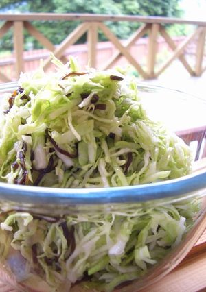 キャベツと塩昆布のしんなりレモン風味-レシピのメイン写真