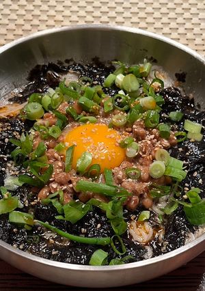 【男飯】のり納豆そうめん-レシピのメイン写真