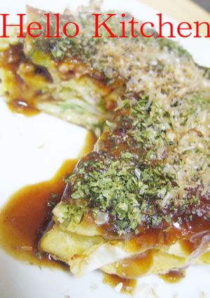 お店みたいに分厚いお好み焼き-レシピのメイン写真