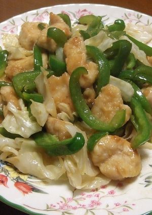 鶏ムネ肉でヘルシー和風回鍋肉-レシピのメイン写真