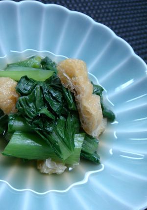 ◆超簡単!◆小松菜&油揚げの煮物-レシピのメイン写真
