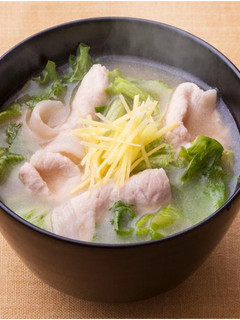 レタスと豚肉のシャキシャキみそ汁-レシピのメイン写真