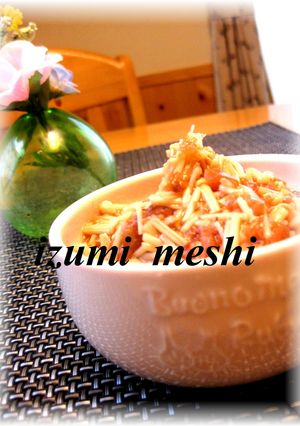 はまる❤手作りなめたけ❤梅かつお味-レシピのメイン写真