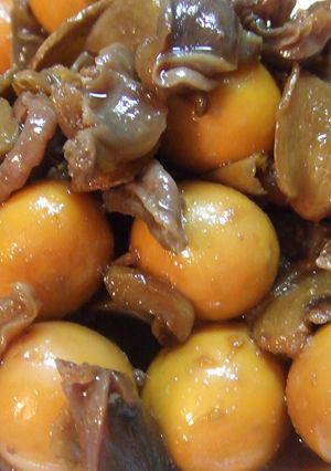 箸が止まらない!きんかんと砂肝の甘辛煮-レシピのメイン写真
